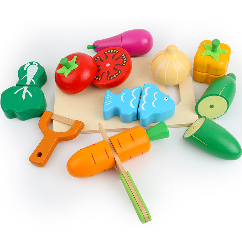 Wooden Food Play Set