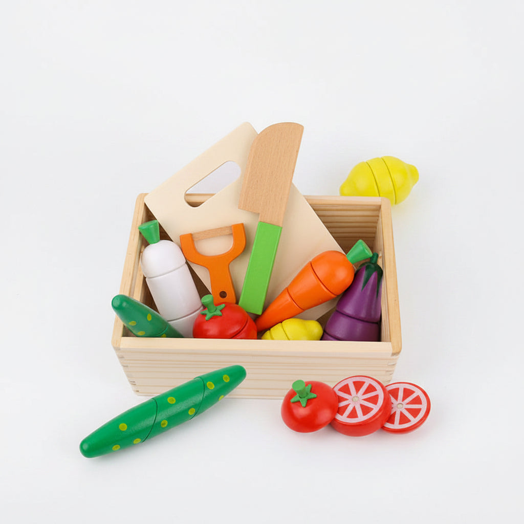 Wooden Food Play Set