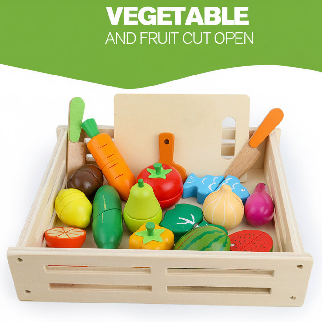 Wooden Food Play Set