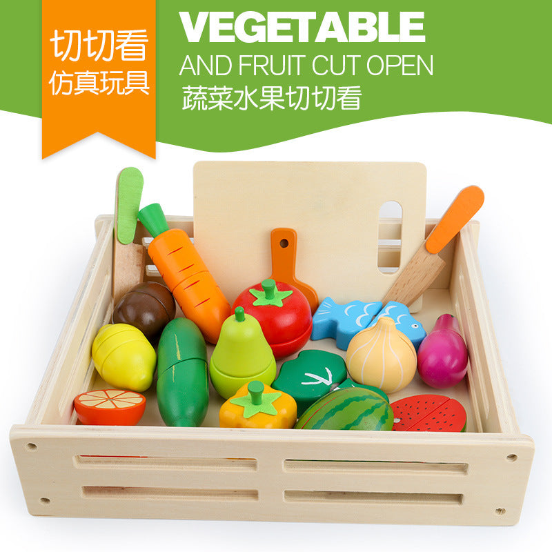 Wooden Food Play Set
