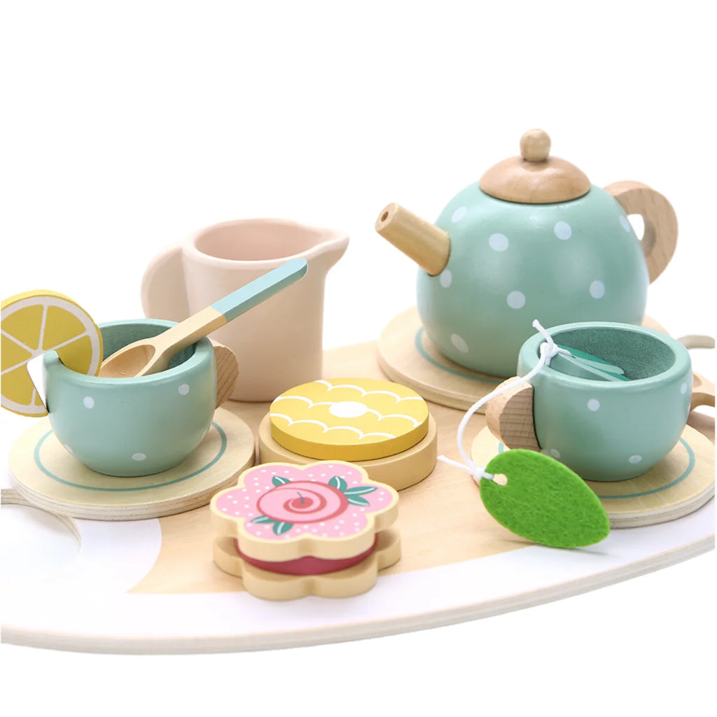 Wooden Tea Set