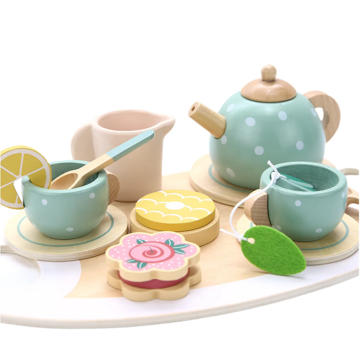 Wooden Tea Set