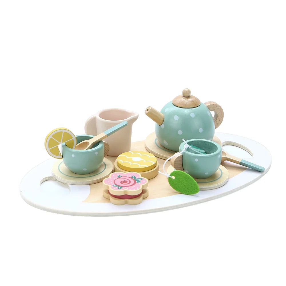 Wooden Tea Set