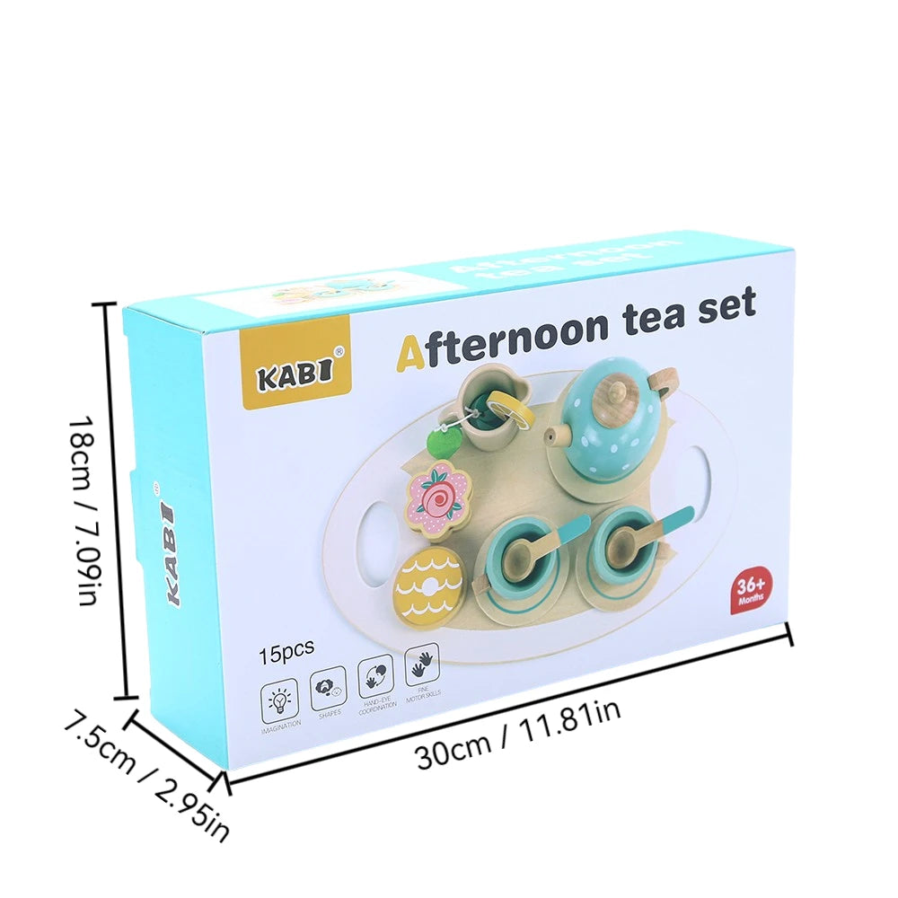 Wooden Tea Set