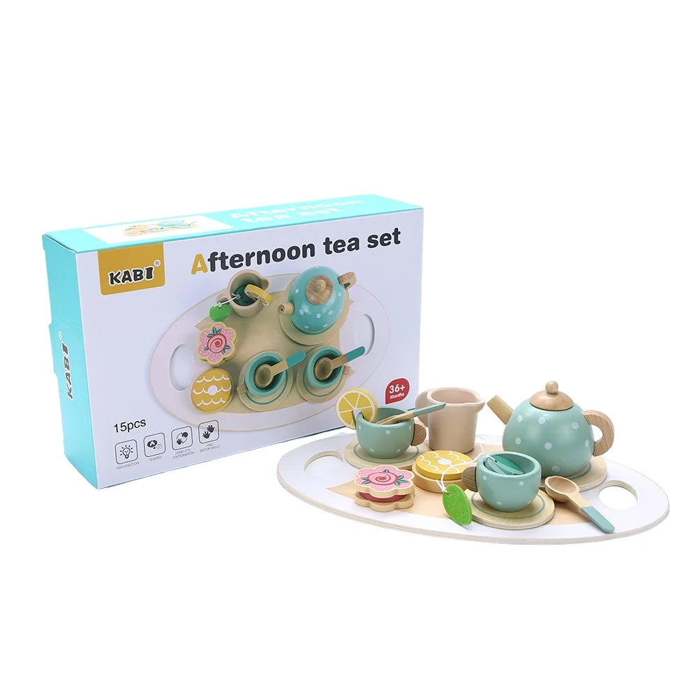 Wooden Tea Set